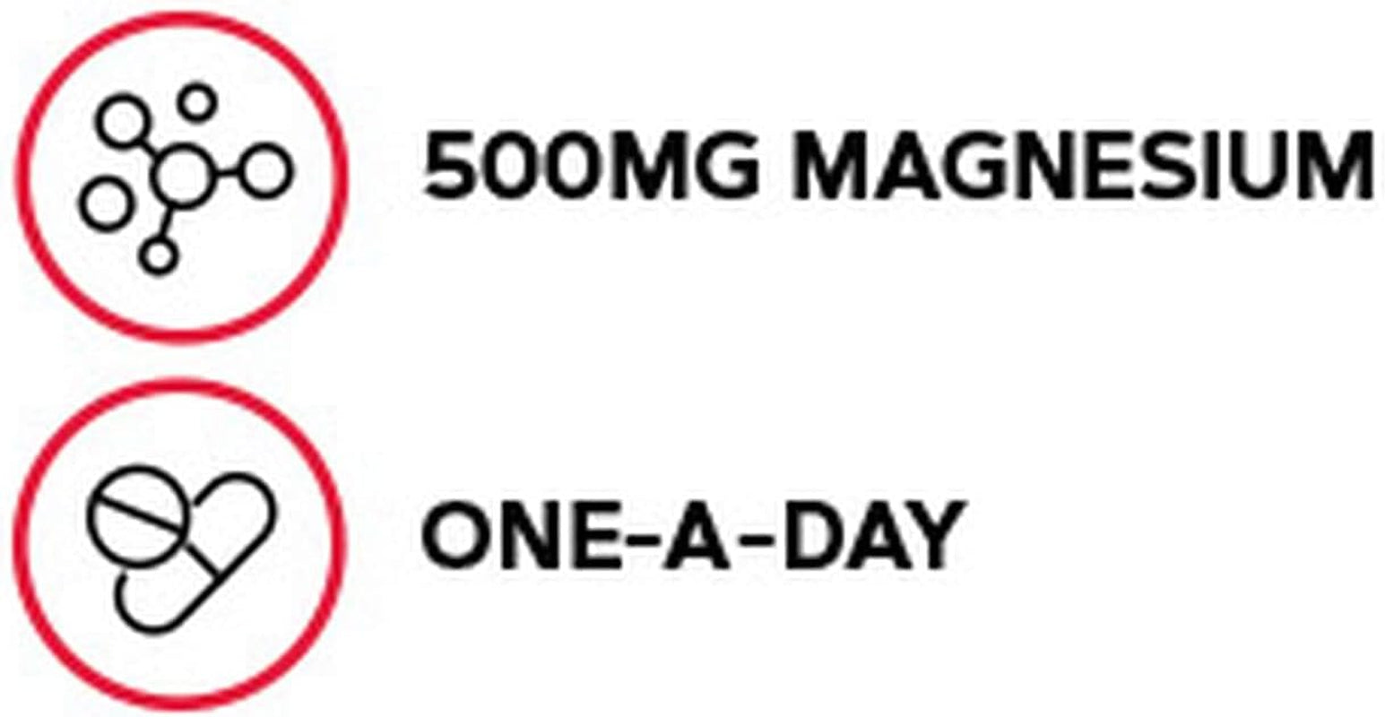 GNC Magnesium 500Mg, 120 Capsules, Supports Calcium Absorption and Strong Teeth and Bones