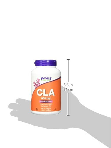 NOW CLA 800 mg - 180 cápsulas blandas