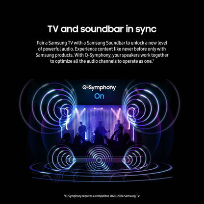 SAMSUNG Q990D 11.1.4Ch Soundbar W/Wireless Dolby Atmos Audio, Rear Speaker Included, Q-Symphony, Spacefit Sound Pro, Adaptive Sound, Game Mode Pro with Alexa Built-In, HW-Q990D/ZA