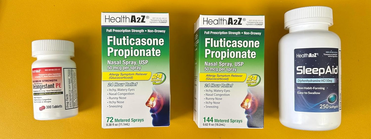 Healtha2Z Sleep Aid, Diphenhydramine Softgels, 50Mg, Supports Deeper, Restful Sleeping, Non Habit-Forming (250 Counts)