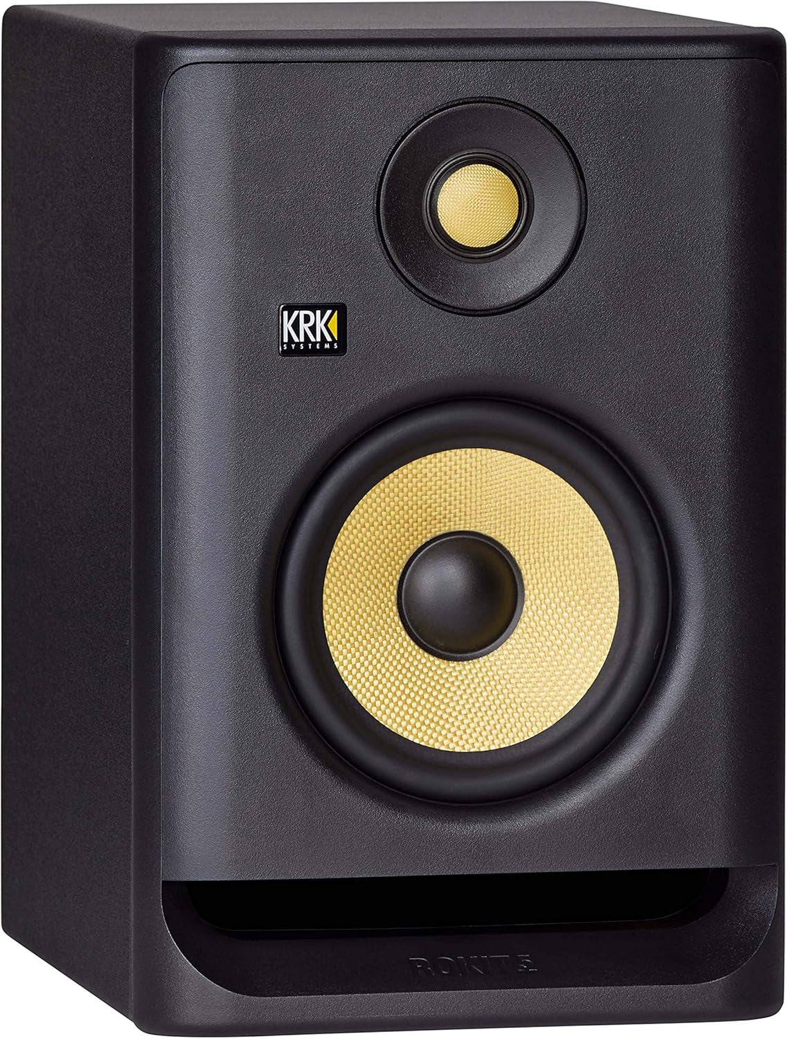 KRK RP5 Rokit 5 G4 Professional Bi-Amp 5" Powered Studio Monitor Pair, Black