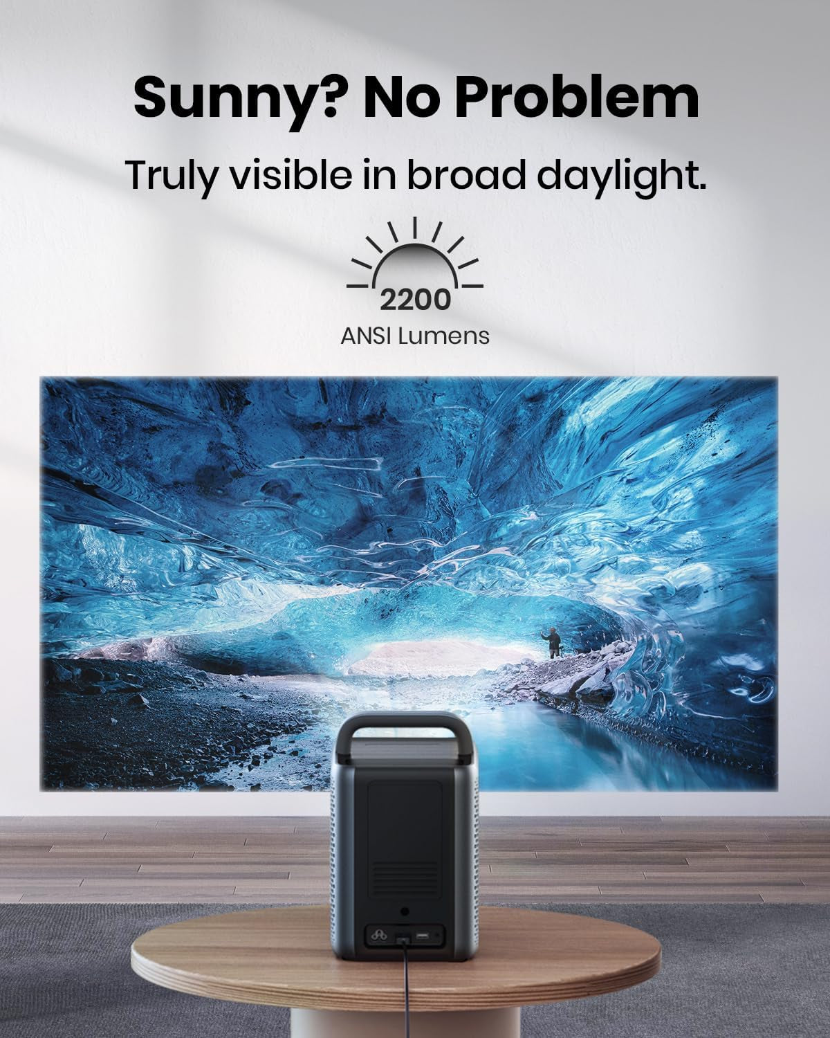 NEBULA by Anker Cosmos Laser 4K Projector, 2200 ANSI Lumens, Android TV 10.0 with Dongle, Autofocus, Auto Keystone Correction, Screen Fit, Home Theater Projector with Wi-Fi & Bluetooth