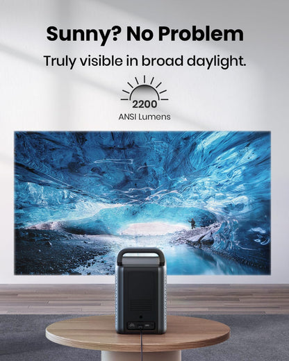NEBULA by Anker Cosmos Laser 4K Projector, 2200 ANSI Lumens, Android TV 10.0 with Dongle, Autofocus, Auto Keystone Correction, Screen Fit, Home Theater Projector with Wi-Fi & Bluetooth