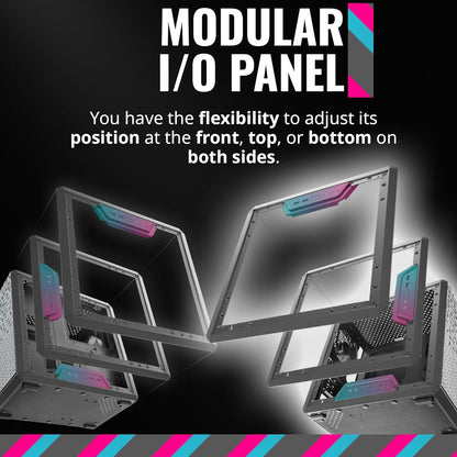 Cooler Master Masterbox Q300L Micro-Atx Tower with Magnetic Design Dust Filter, Transparent Acrylic Side Panel, Adjustable I/O & Fully Ventilated Airflow, Black (MCB-Q300L-KANN-S00)