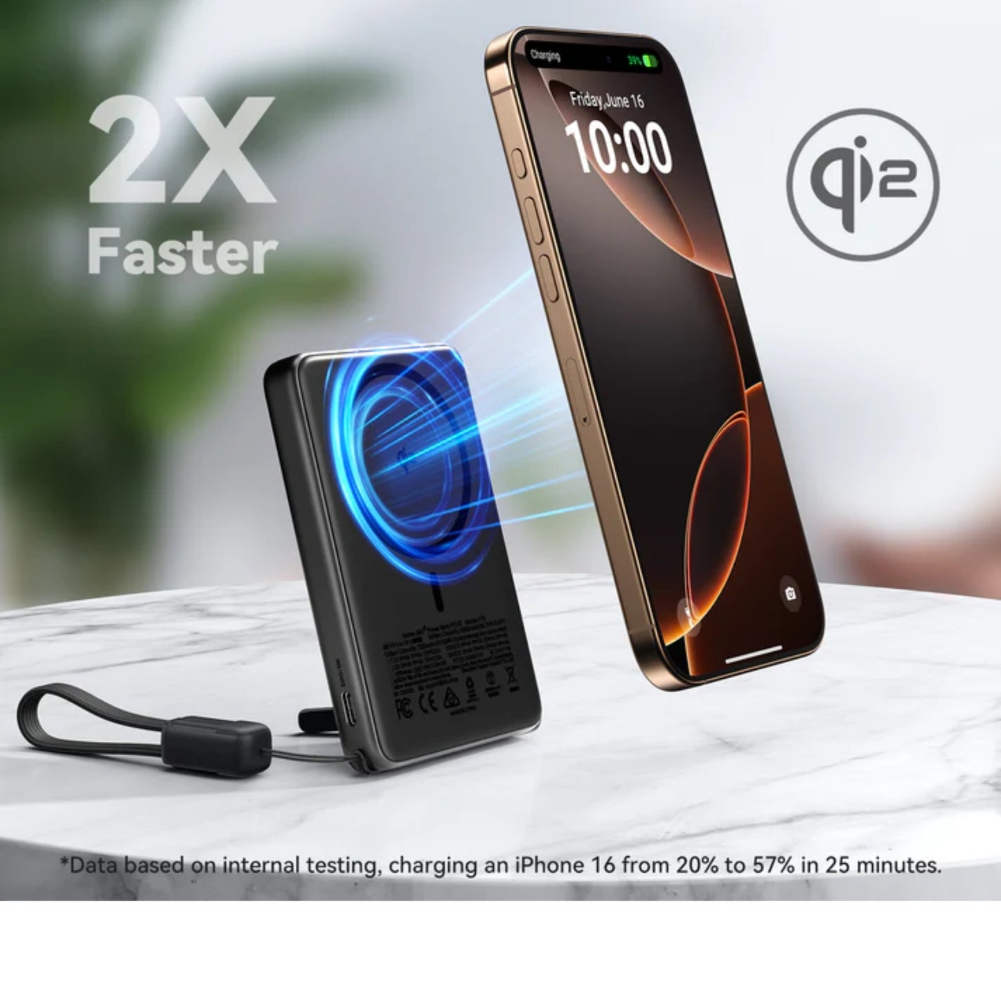 Power Bank INIU P73-E1 10.000 mAh Qi2 45W