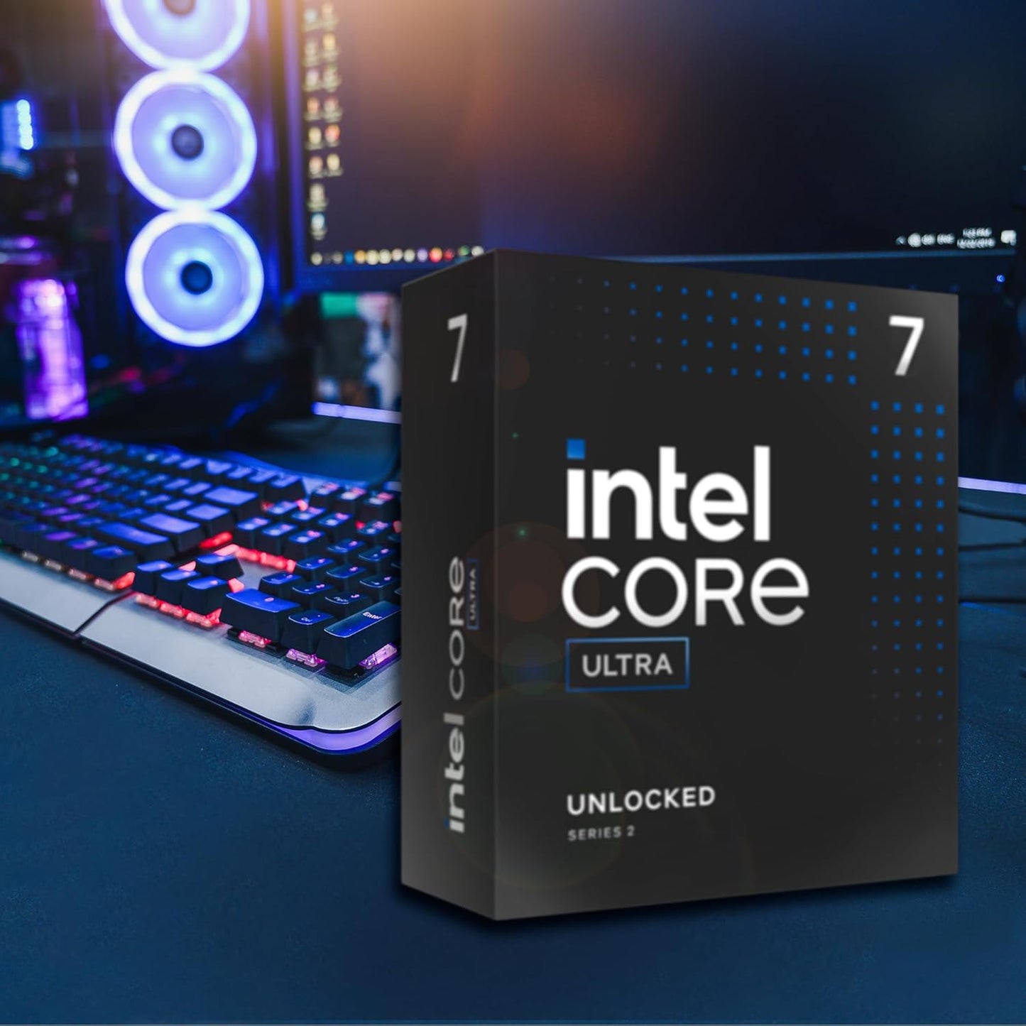 Intel Core Ultra 7 Desktop Processor 265K - 20 Cores (8 P-Cores + 12 E-Cores) up to 5.5 Ghz