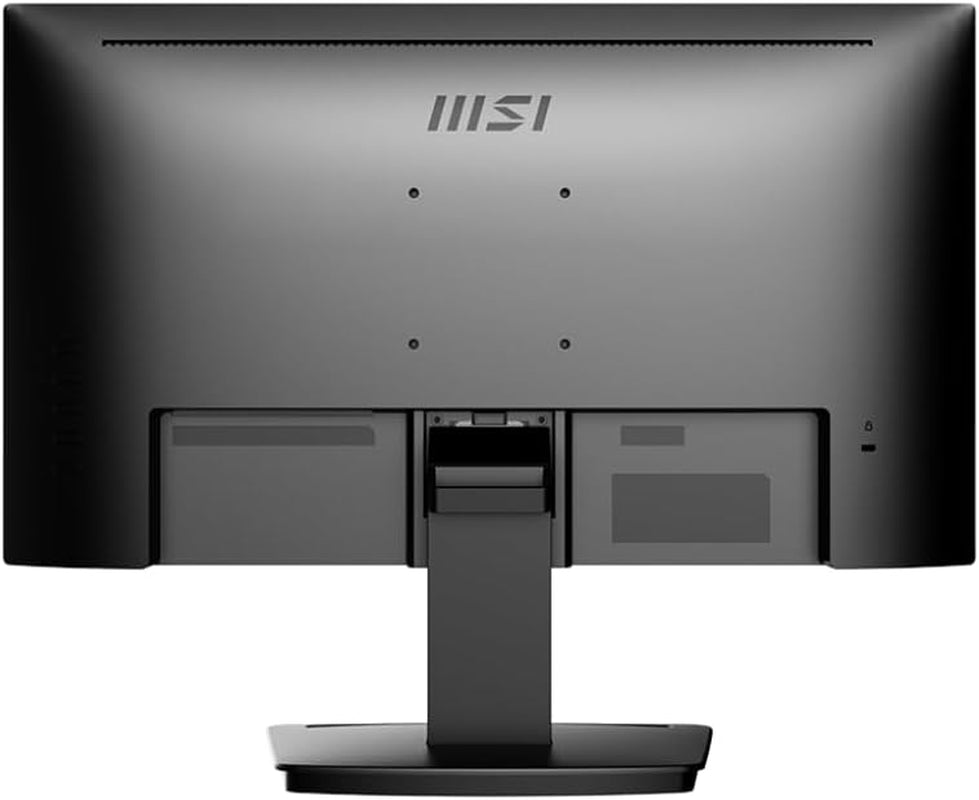 MSI PRO MP223, 22-Inch VA 1920 X 1080 (FHD) Computer Monitor, 100Hz, Adaptive-Synch, HDMI, Video Port, VESA Mountable, Less Blue Light, Tilt, 1Ms, Black