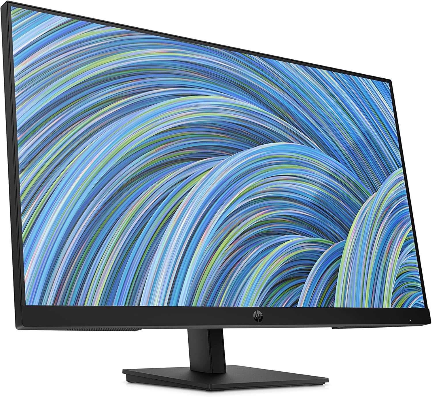 HP 27H Full HD Monitor - Diagonal - IPS Panel & 75Hz Refresh Rate - Smooth Screen - 3-Sided Micro-Edge Bezel - 100Mm Height/Tilt Adjust - Built-In Dual Speakers - for Hybrid Workers,Black