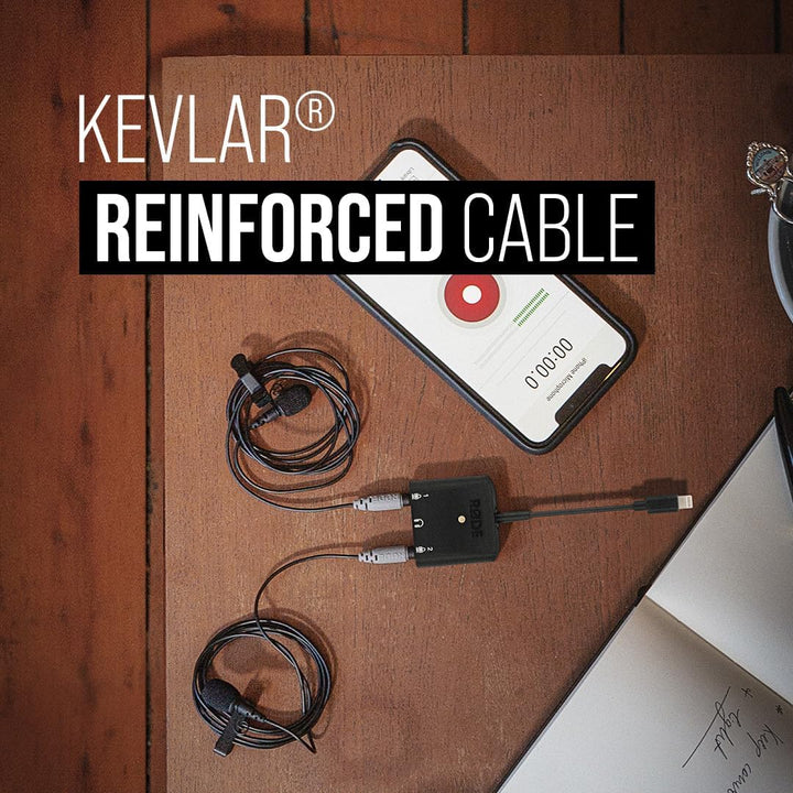 Rode Smartlav+ Lavalier Microphone for Smartphones,Black