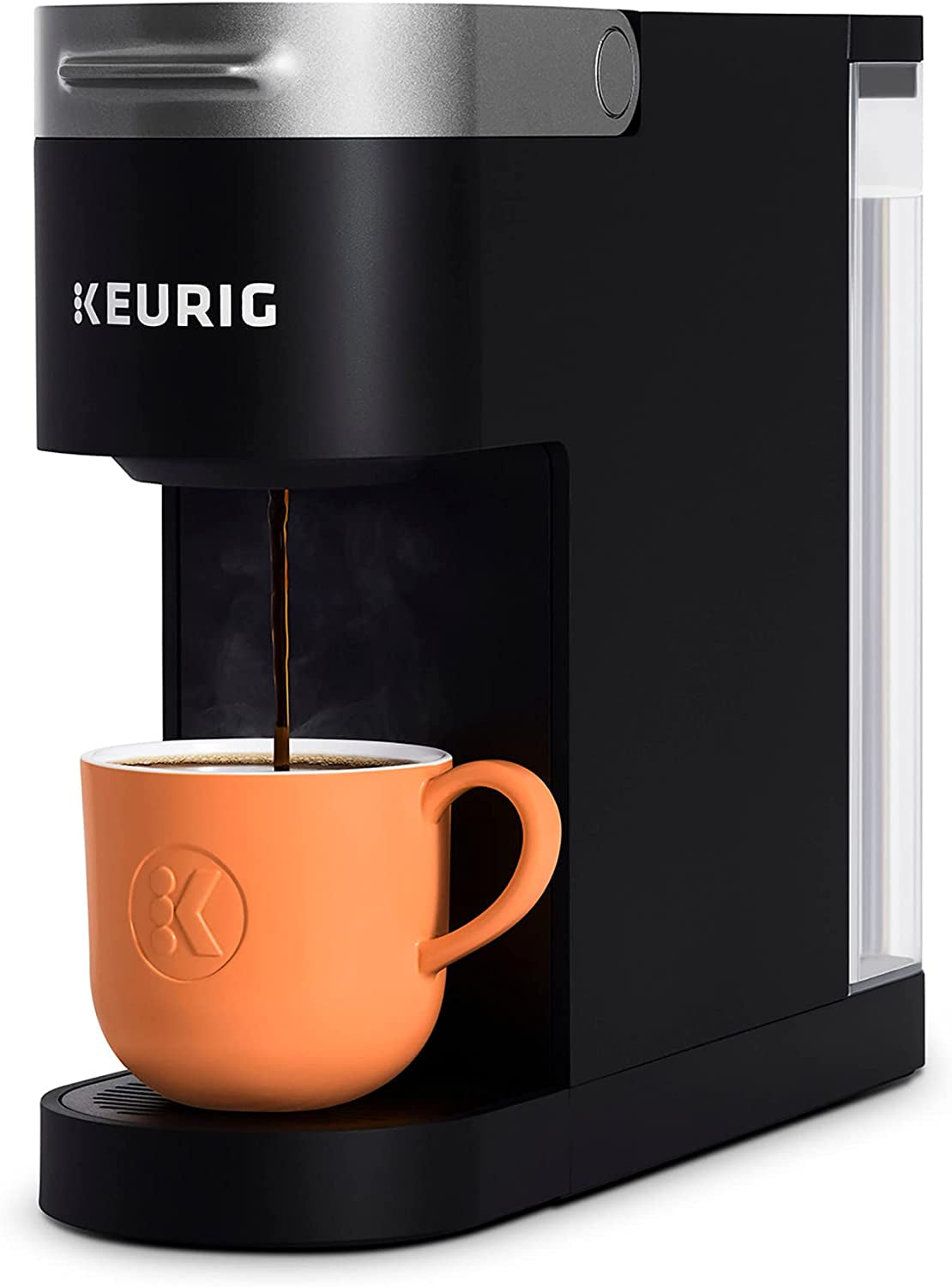 Keurig K-Slim Single Serve K-Cup Pod Coffee Maker, Multistream Technology, 3 Brew Sizes, Slim and Sleek Design, 46Oz Removable Reservoir, Black