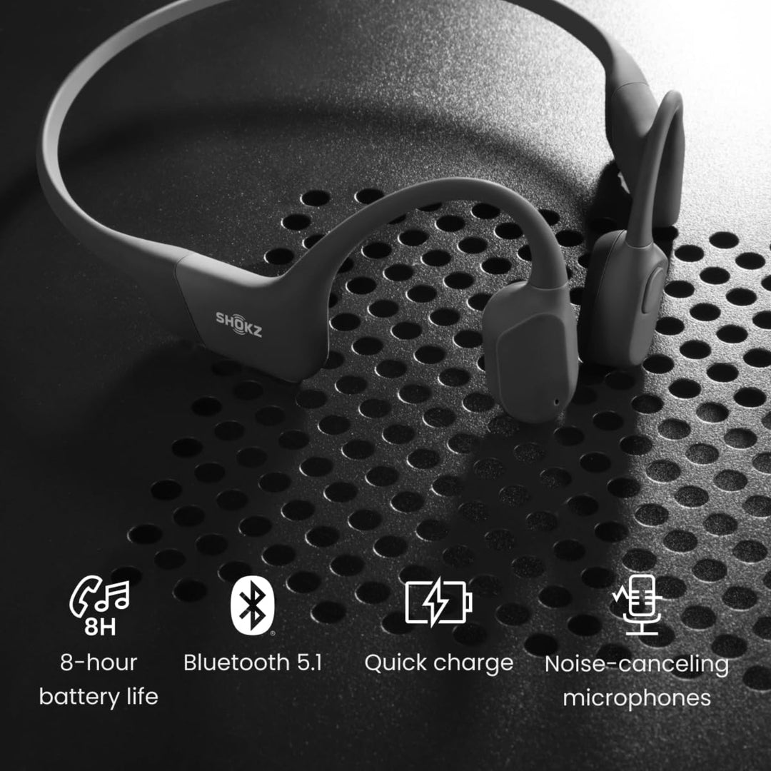 Auriculares Shokz OpenRun – Conducción Ósea, IP67, Carga Rápida y Bluetooth 5.1