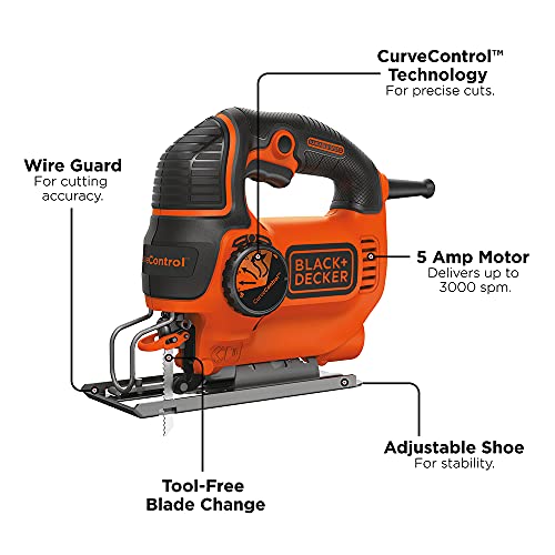 Black Decker BDEJS600C Caladora Electrica 5A 3000SPM
