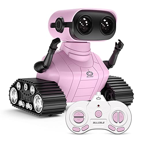 Robot Interactivo ALLCELE Rc Rosa con Luces y Musica