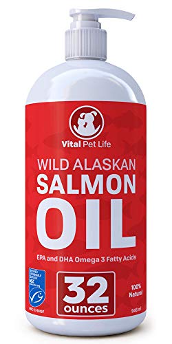 Aceite de salmon Vital Pet Life perros y gatos 32 oz