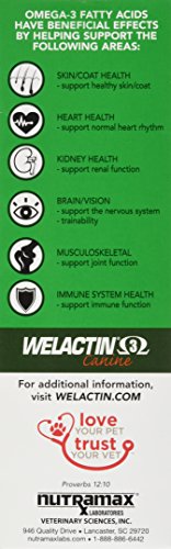 Nutramax Welactin Omega 3 de 16oz Aceite salmon piel y articulaciones perros