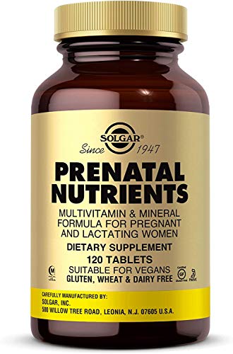 Solgar Prenatal Nutrients - 120 tabletas veganas sin gluten