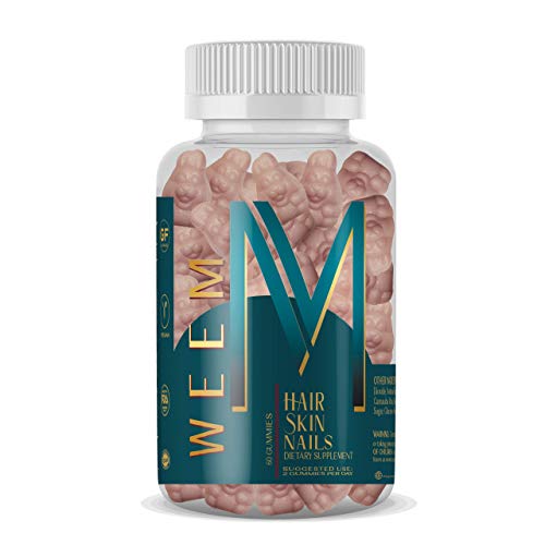 WEEM Hair Skin & Nails - Gomitas con Biotina + Vitaminas