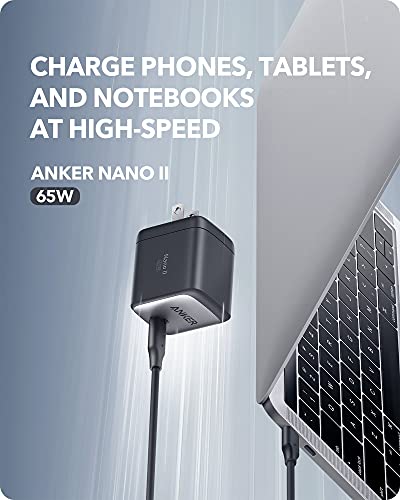 Anker Nano II cargador rapido 65W GaN USB-C plegable