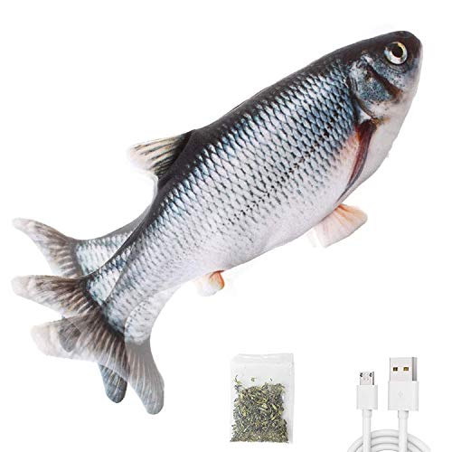 Juguete Potaroma CFF-10 Pez Interactivo Recargable con Catnip para Gatos