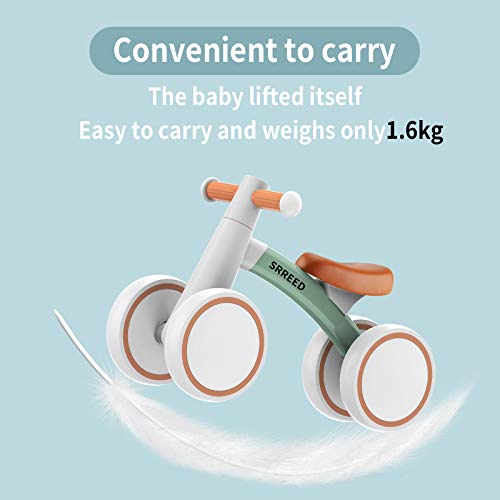 Bicicleta de equilibrio SEREED 4 ruedas para bebe 12-24M
