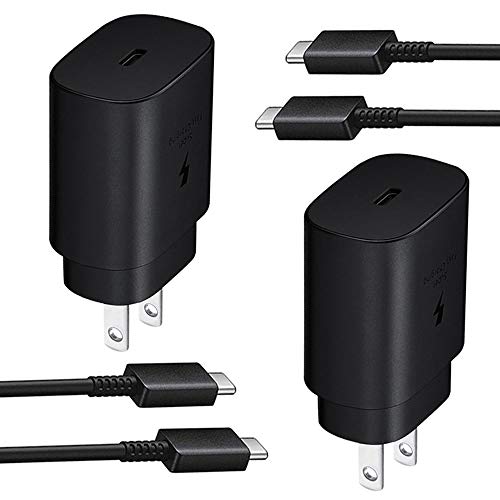 MAILESI Cargador rapido 25W 2Pack USB-C con cables largos