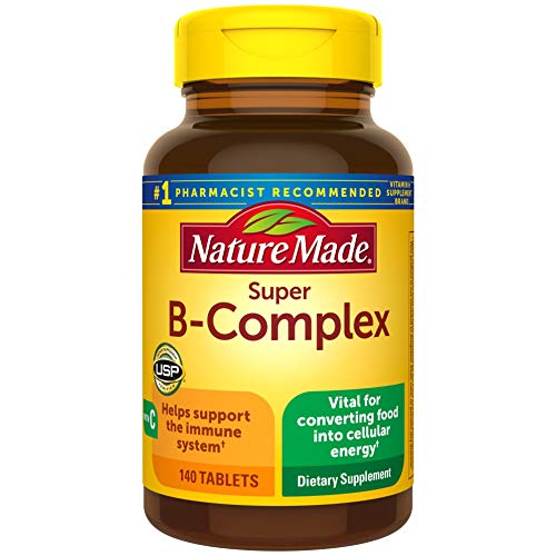 Nature Made Super B-Complex + Vitamina C 140 tabletas