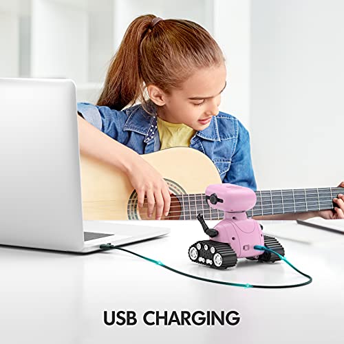 Robot Interactivo ALLCELE Rc Rosa con Luces y Musica