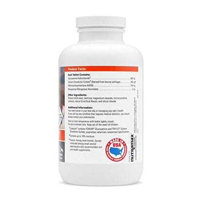 Nutramax COSEQUIN DS PLUS MSM – Suplemento Articulaciones Perros (250 tabl.)