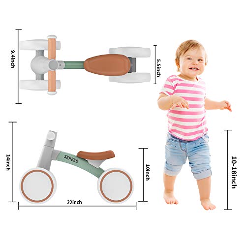 Bicicleta de equilibrio SEREED 4 ruedas para bebe 12-24M