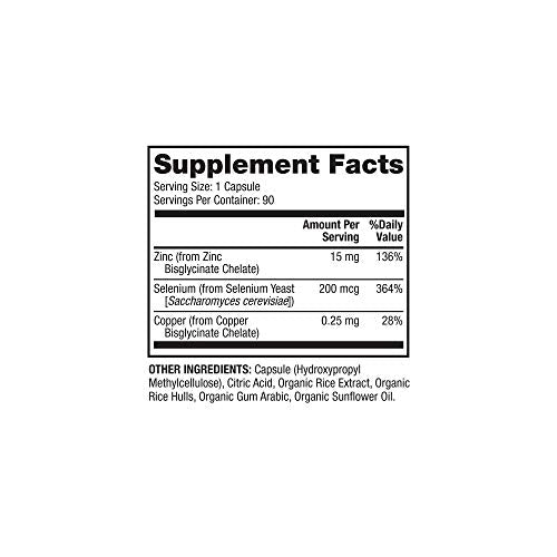 Dr. Mercola Zinc + Selenium 90 Capsulas | Minerales Esenciales