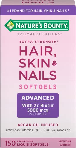 Advanced Hair, Skin & Nails Nature’s Bounty – 150 cápsulas blandas