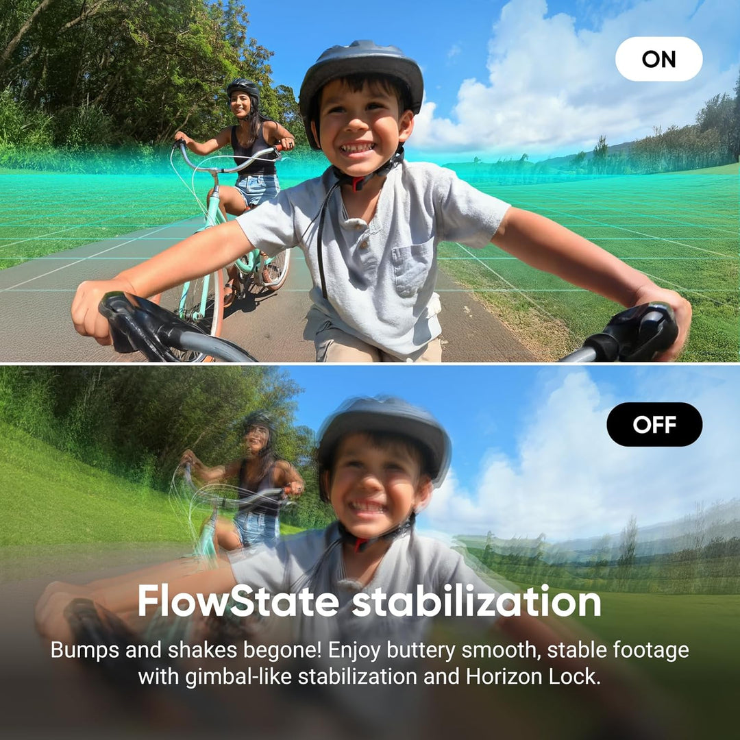 Insta360 GO 3S - 128 GB White 4K Tiny Portable Vlogging Camera, Hands-Free Povs, Mount Anywhere, Stabilization, 140 Min Battery Life, 10M Waterproof, Apple Find My, Pet POV