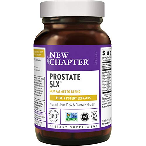 New Chapter Prostate 5LX - 180 cápsulas vegetarianas