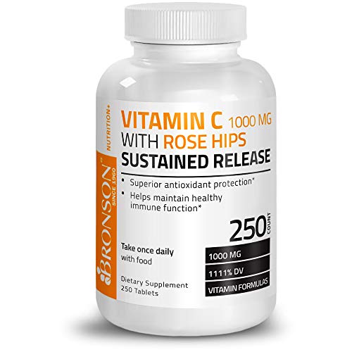 Vitamina C Bronson 1000 mg - 250 tabletas liberacion sostenida