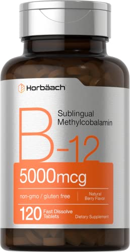 Horbaach Vitamina B12 Sublingual 5.000 µg - 120 tabletas