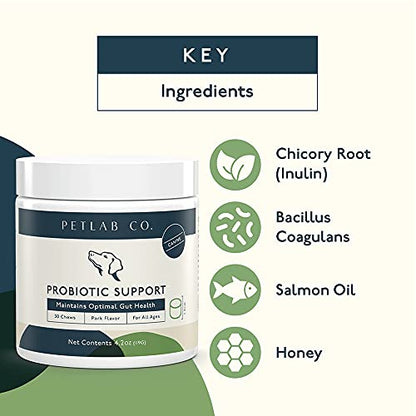 PetLab Co. Probiotic Chews PBC – Suplemento Canino (30 masticables)