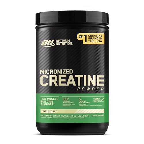 Creatina Micronizada Optimum Nutrition – Monohidrato 100 %, 600 g