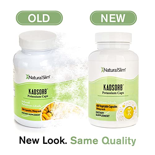 NaturalSlim Kadsorb Citrato de Potasio 99 mg - 400 capsulas