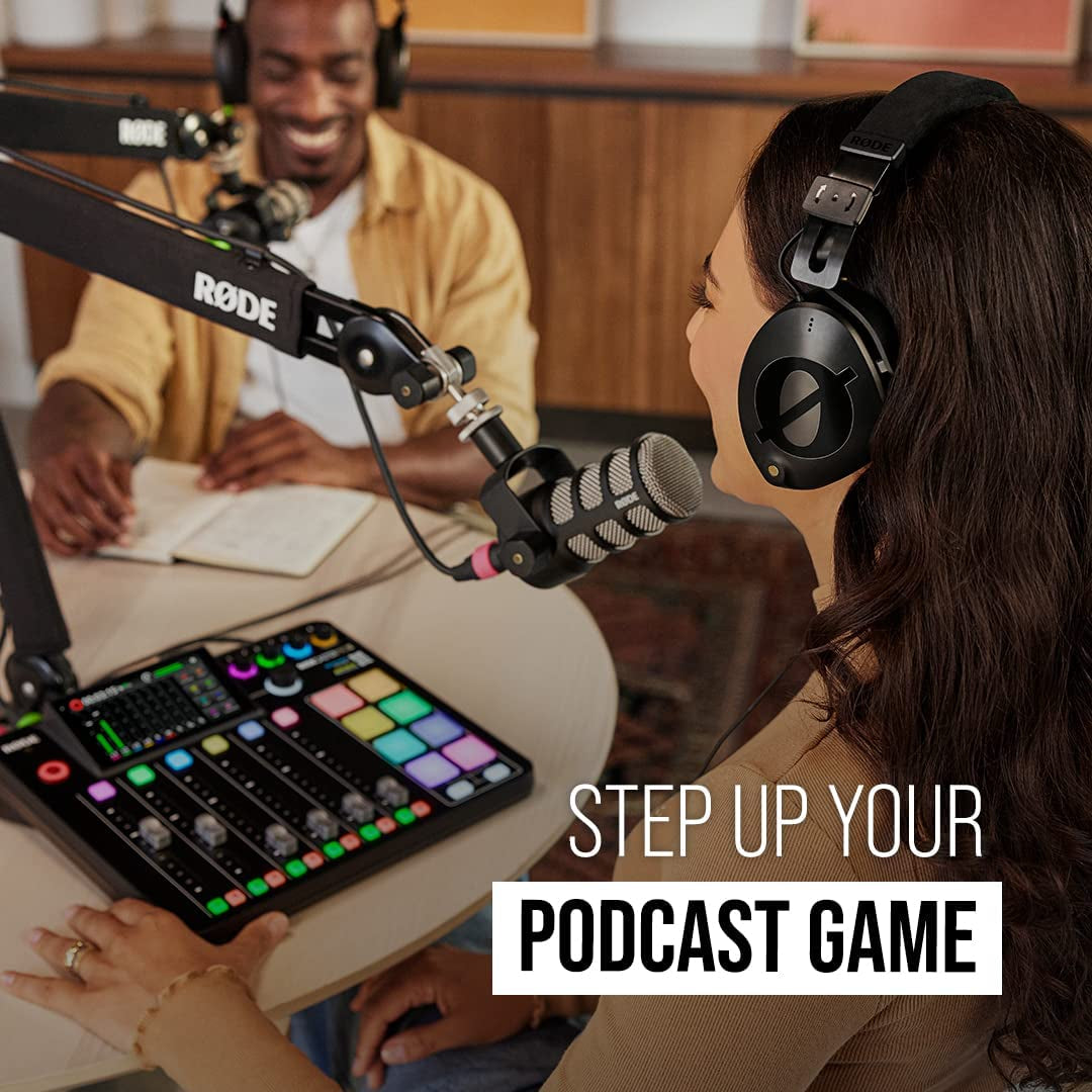 Rode Podmic Cardioid Dynamic Broadcast Microphone, Black