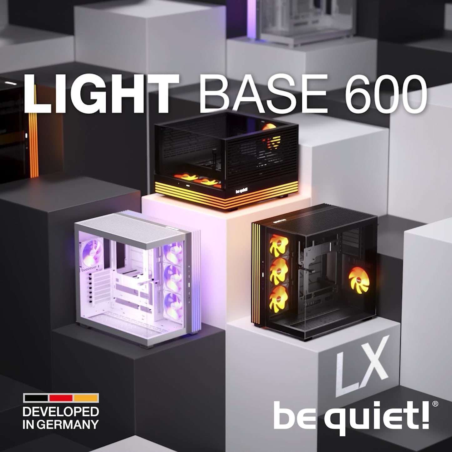 Be Quiet! Light Base 600 LX PC Case | Black | BGW67