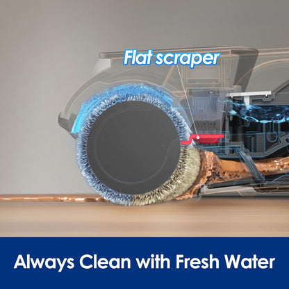 Tineco Ifloor 5 Breeze Complete Wet Dry Vacuum Cordless Floor Washer, One-Step Cleaning for Hard Floors, Edge Clean, Auto Self-Cleaning, Lightweight & Cordless Design