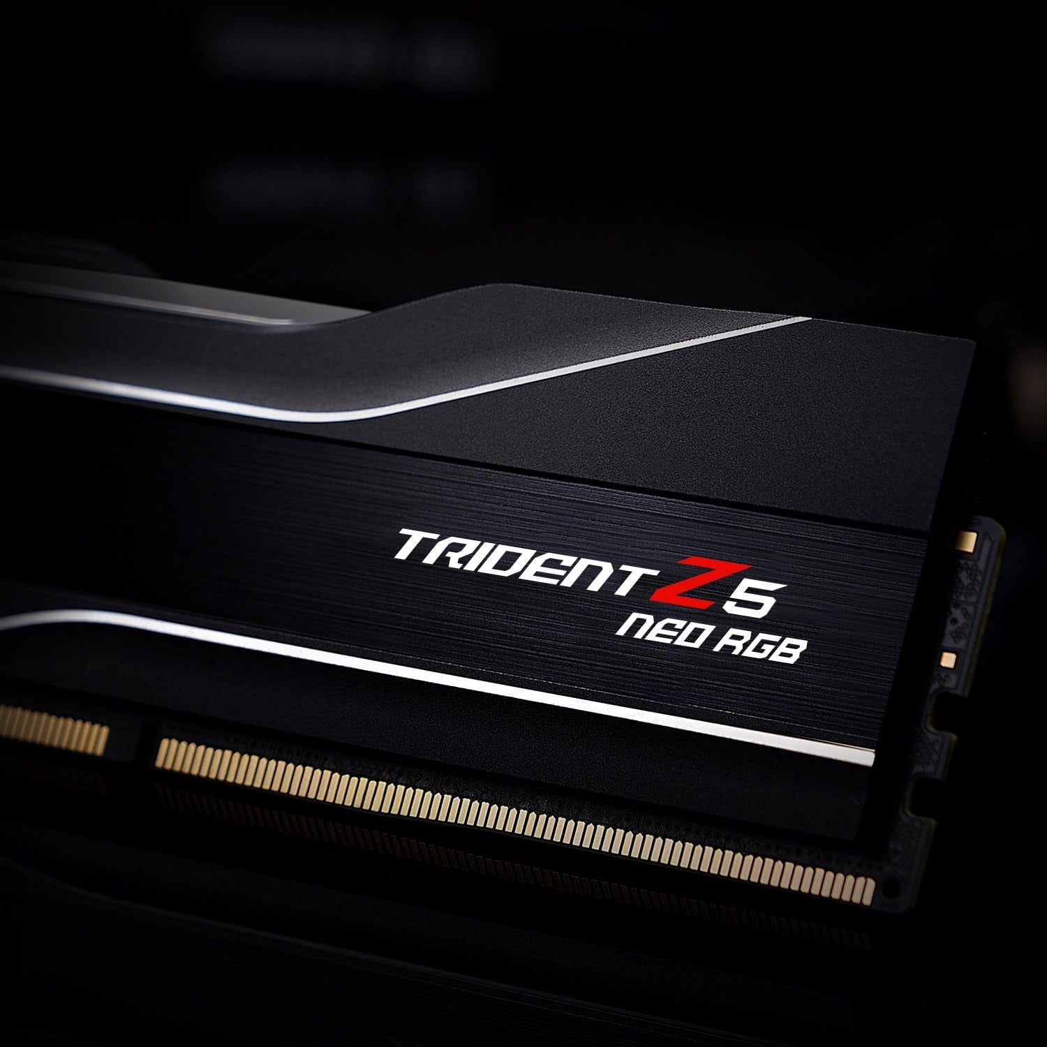 G.SKILL Trident Z5 Neo RGB Series (AMD Expo) DDR5 RAM 64GB (2X32Gb) 6000Mt/S CL30-40-40-96 1.40V Desktop Computer Memory UDIMM - Matte Black (F5-6000J3040G32GX2-TZ5NR)