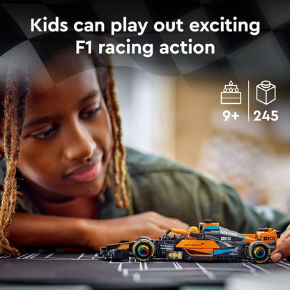 LEGO Speed Champions 2023 Mclaren Formula 1 Race Car Toy for Play and Display, Buildable Mclaren Toy Set for Kids, F1 Toy Gift Idea for Boys and Girls Ages 9 and up Who Enjoy Independent Play, 76919