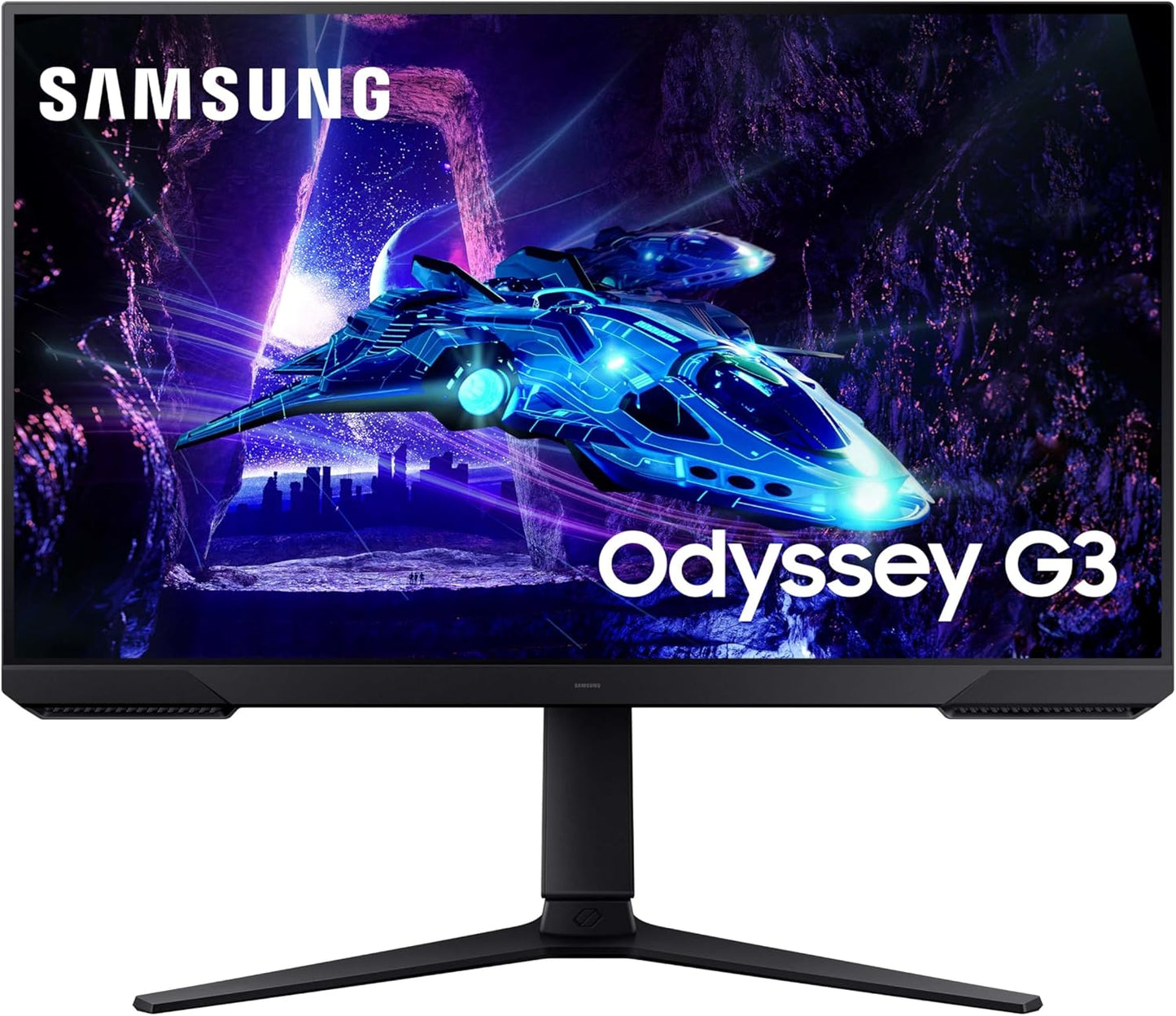 SAMSUNG 27-Inch Odyssey G3 (G30D) Series FHD Gaming Monitor, 1Ms, 180Hz, AMD Freesync, Adjustable Stand, Black Equalizer, Virtual Aim Point, Eye Saver Mode, Flicker-Free, LS27DG302ENXZA, 2024