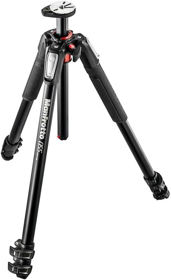 Manfrotto 3-Section Camera Tripod, Carbon Fiber Photography Accessories, Travel Tripod for Content Creation, Professional Photography,Mt055Xpro3