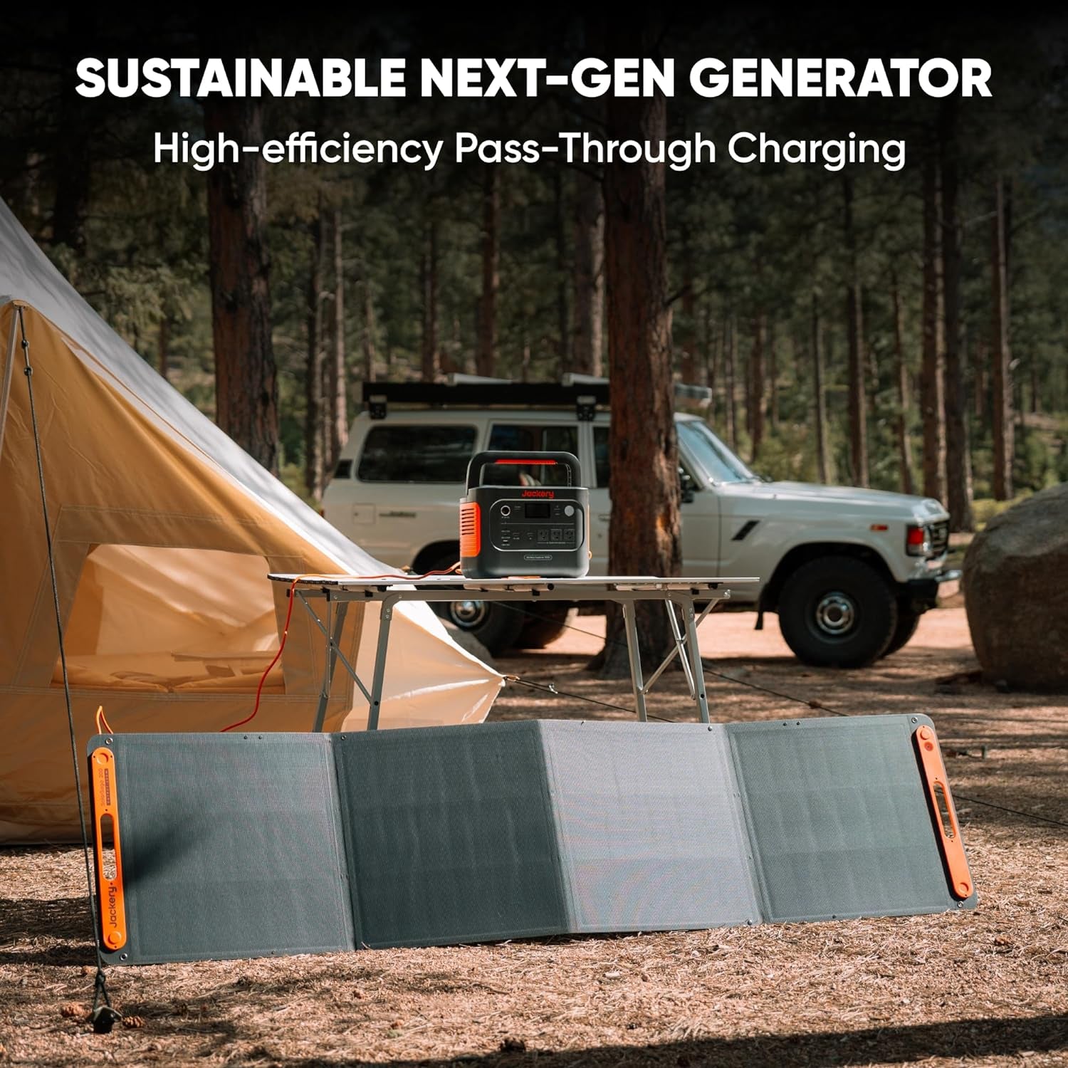 Jackery Explorer 1000 V2 Portable Power Station(2024 New),1070Wh Lifepo4 Battery,1500W AC/100W USB-C Output, 1 Hr Fast Charge, Solar Generator for Outdoor Camping,Off-Grid Living,Rv,Emergency