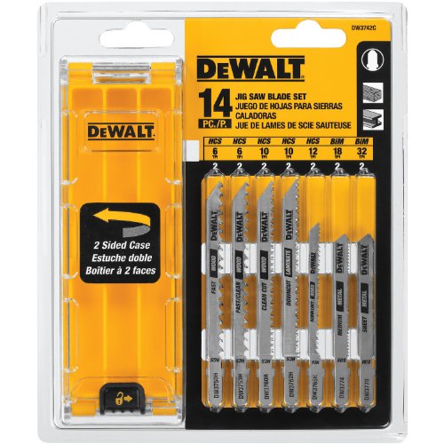 Dewalt DW3742C Set 14 Hojas Caladora T Shank