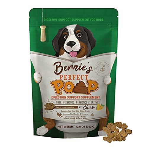 Bernie Perfect Poop 12.8 oz Suplemento digestivo perros con probioticos y fibra
