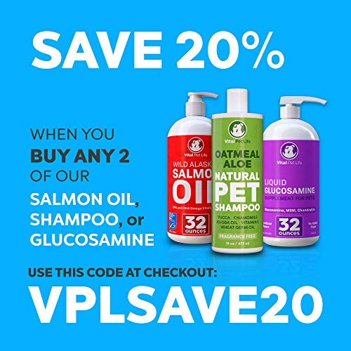 Aceite de salmon Vital Pet Life perros y gatos 32 oz
