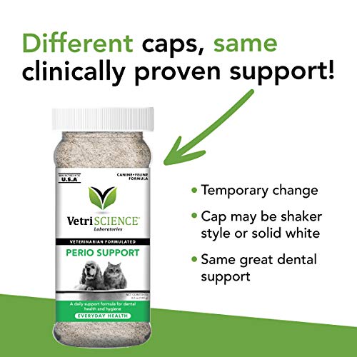 VetriScience Perio Support 4.2 oz Polvo dental perros y gatos contra placa y mal aliento